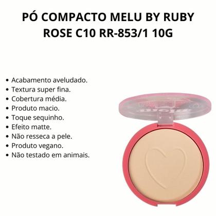 Imagem de Pó compacto melu - ruby rose
