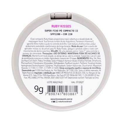 Imagem de Pó Compacto Ruby Kisses - Super Fixo