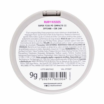 Imagem de Pó Compacto Ruby Kisses - Super Fixo