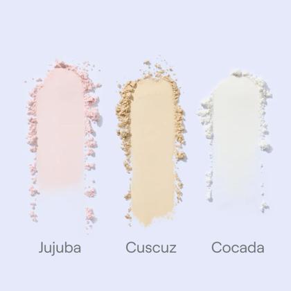 Imagem de Pó Compacto Translúcido Boca Rosa Ultrafino Leve Cobertura Uniforme Longa Duração