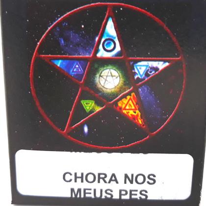 Imagem de Pó de Mironga Chora Nos Meus Pés Ritual Umbanda Macumba Exu Magia Simpatia Kit 3 Und