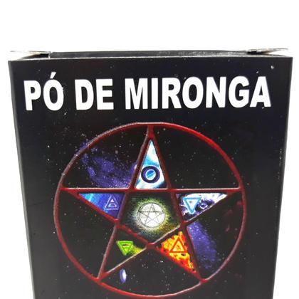 Imagem de Pó de Mironga Confusão Ritual Umbanda Macumba Chaveiro Carranca Proteção Kit