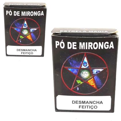 Imagem de Pó De Mironga Desmancha Feitiço Original Ritual Umbanda Macumba Kit 2 Und