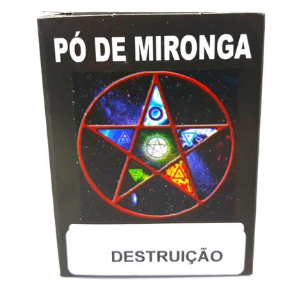 Imagem de Pó de Mironga Destruição Confusão Briga Ritual Umbanda Macumba Exu Simpatia Kit