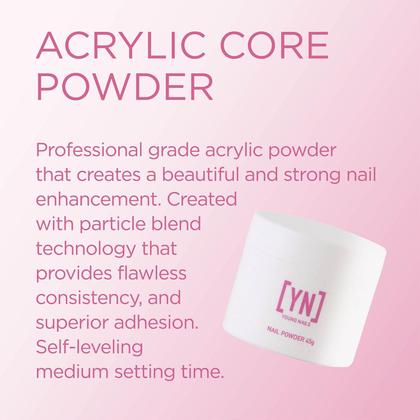Imagem de Pó de núcleo acrílico Young Nails Autonivelante 45g - Rosa
