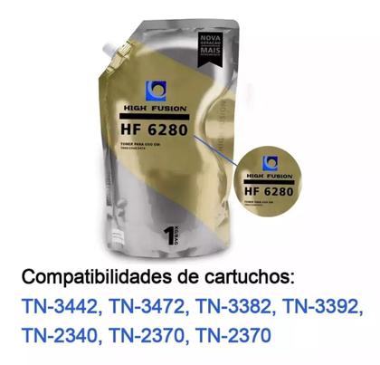 Imagem de Pó de Toner High Fusion HF6280 para TN580 TN650 TN750TN1060 TN2340 TN-B021 Bag 1kg
