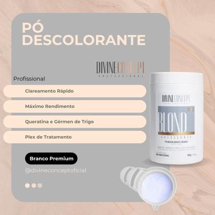 Imagem de Pó Descolorante Branco Profissional Divine Concept 500g