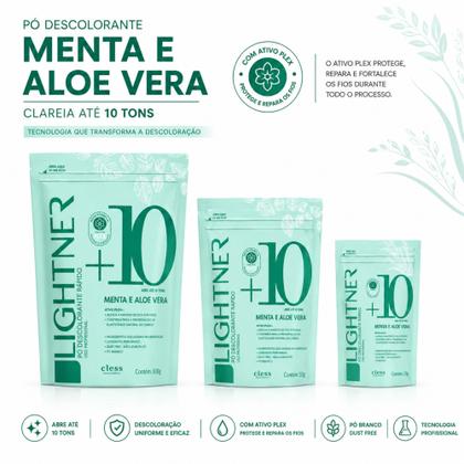Imagem de Po Descolorante Capilar Menta Aloe Lightner 50g