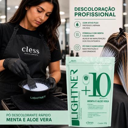 Imagem de Po Descolorante Capilar Menta Aloe Lightner 50g