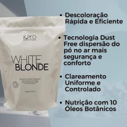 Imagem de Pó Descolorante K.Pro White Blond 800g