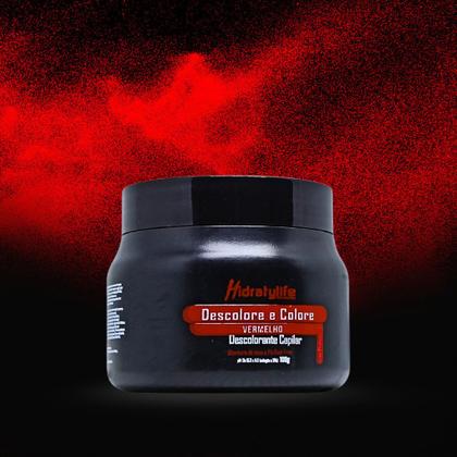 Imagem de Pó Descolore E Colore Vermelho 100g Hidratylife Mairibel