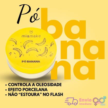 Imagem de Pó Facial Banana  Efeito Matte e Acabamento Perfeito para sua Pele