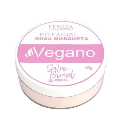 Imagem de Pó Facial Solto Rosa Mosqueta Vegano Salve Brasil Fenzza