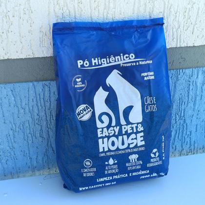 Imagem de Pó Higiênico Easy Pet 1 Kg Elimina Odor Seca Xixi Fezes Lixo