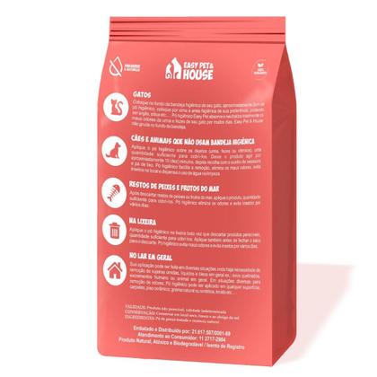 Imagem de Pó Higiênico Easy Pet Seca e Absorve Xixi Vomito Fezes P/ Gatos e Cachorro Perfumado