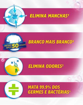 Imagem de Pó Mágico Tira Manchas De Roupas Brancas E Coloridas Karina Poder O2
