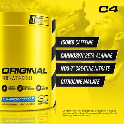 Imagem de Pó pré-treino Cellucor C4 Original Frozen Bombsicle 30sv