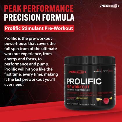 Imagem de Pó pré-treino Pescience Prolific Raspberry Lemonade 40s