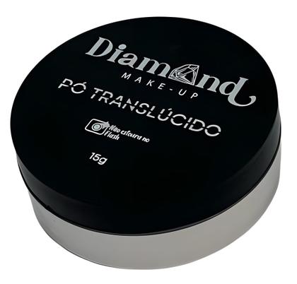 Imagem de Pó Solto Facial Translucido Diamond Make-Up 15g Leve Natural