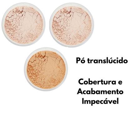 Imagem de Pó Translúcido Playboy Facial Ultra Fino Selador Finalizador Excelente Cobertura Acabamento Natural