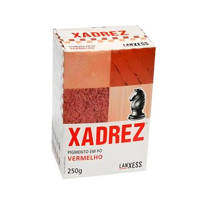 Imagem de Pó Xadrez para Giz de Linha Vermelho 250g