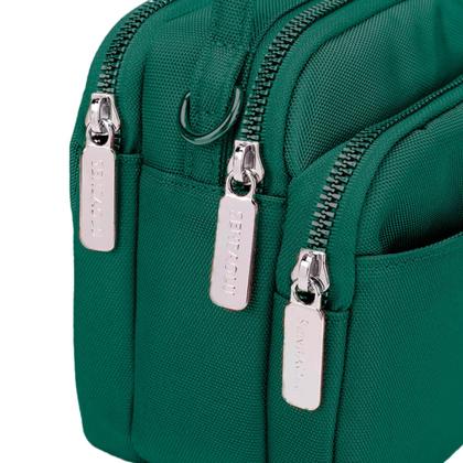 Imagem de Pochete Bolsa Lateral Transversal Modelos Variados Com Zíper Porta Celular E Saída Para Fone