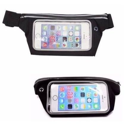 Imagem de Pochete Cinto Para Celular Com Porta Chave Academia Corrida e Bike Porta Celular