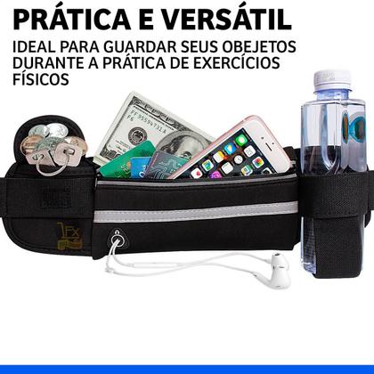 Imagem de Pochete Corrida Porta Celular Fitnes Feminina Masculina Agua