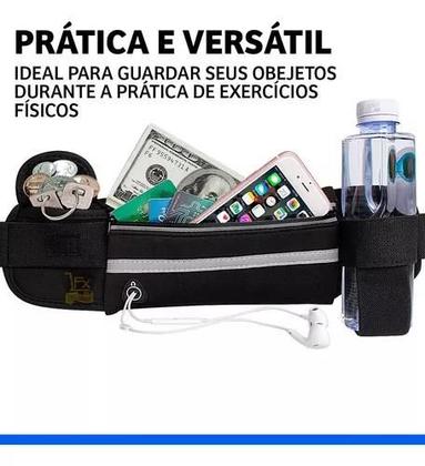 Imagem de Pochete Esportiva Corrida Porta Celular Garrafa Documento Cinta Fitness Impermeável