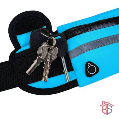 Imagem de Pochete Fitness Porta Celular Água Cinto Treino Esportivo Corrida Running Trilha Camping Viagem