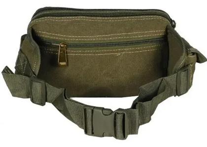 Pochete Masculina Reforçada Bolsa De Cintura em Lona Multiuso