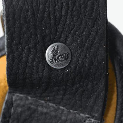 Imagem de Pochete Tiracolo em Couro Castor Claro com Preto