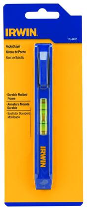 Imagem de Pocket Level IRWIN Tools Blue de 5 polegadas de comprimento (pacote com 2)
