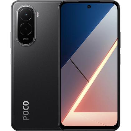 Poco M7 4G Versão Global Black 8GB RAM 256GB, Android 13, Bateria