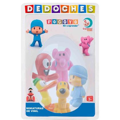 Imagem de Pocoyo 5 Mini Bonecos em Vinil Dedoches Divertidos - Cardoso