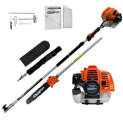 Imagem de Podador de Galhos Altura Motopodador a Gasolina 1,3HP 33cc com Extensão Carbon Fak