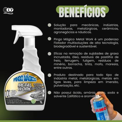 Imagem de Poderoso Flotador Multisoluções Pingo Mágico Metal Work 1l