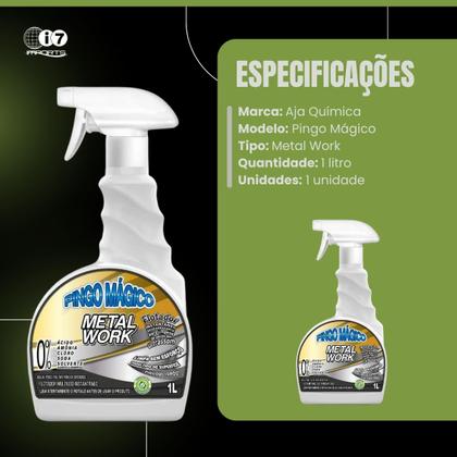 Imagem de Poderoso Flotador Multisoluções Pingo Mágico Metal Work 1l