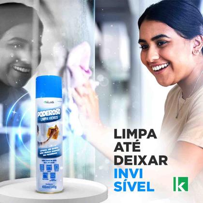 Imagem de Poderoso Limpa Vidros Removedor Spray Kelldrin 400ml