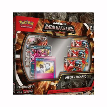 Imagem de Pokémon Baralho Batalha de Liga Mega Lucario EX