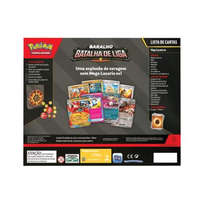 Imagem de Pokémon Baralho Batalha de Liga Mega Lucario EX