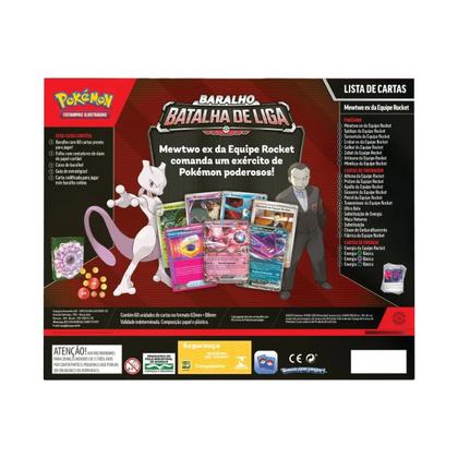 Imagem de Pokémon Baralho Batalha De Liga Mewtwo Ex Da Equipe Rocket