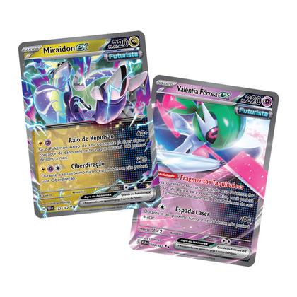 Imagem de Pokemon Baralho Batalha Deluxe Miraidon EX 60 Cards Pronto para Jogar