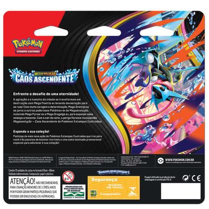 Imagem de Pokémon Blister Quadrúplo Caos Ascendente 25 Cartas