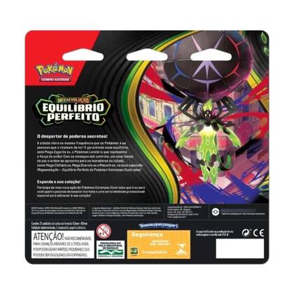Imagem de Pokémon Blister Triplo Me03 Equilíbrio Perfeito Makuhita