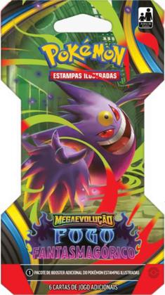Imagem de Pokemon Blister Unitario Fogo Fantasmagorico Kit com 12