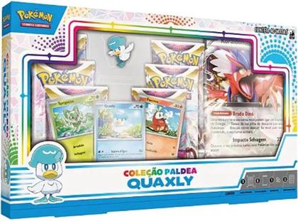 Imagem de Pokemon box colecao paldea - sprigatito e quaxly e fuecoco (sortido) - copag