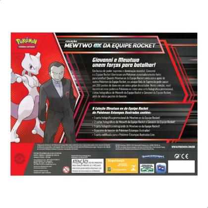 Imagem de Pokemon Box Giovannis Mewtwo 35579 - Copag