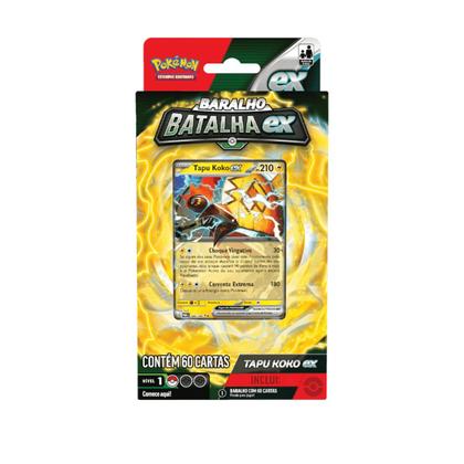 Imagem de Pokémon Deck Baralho de Batalha EX Tapu Koko Ou Folhas