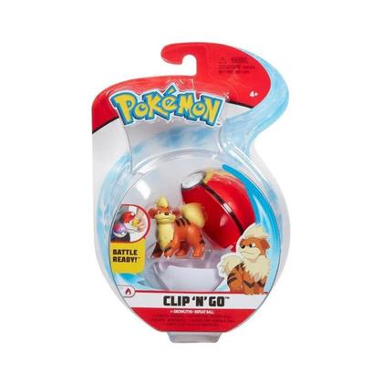 Imagem de Pokémon e Pokebola Mini Figura Growlithe WCT 4+ 2606 Sunny